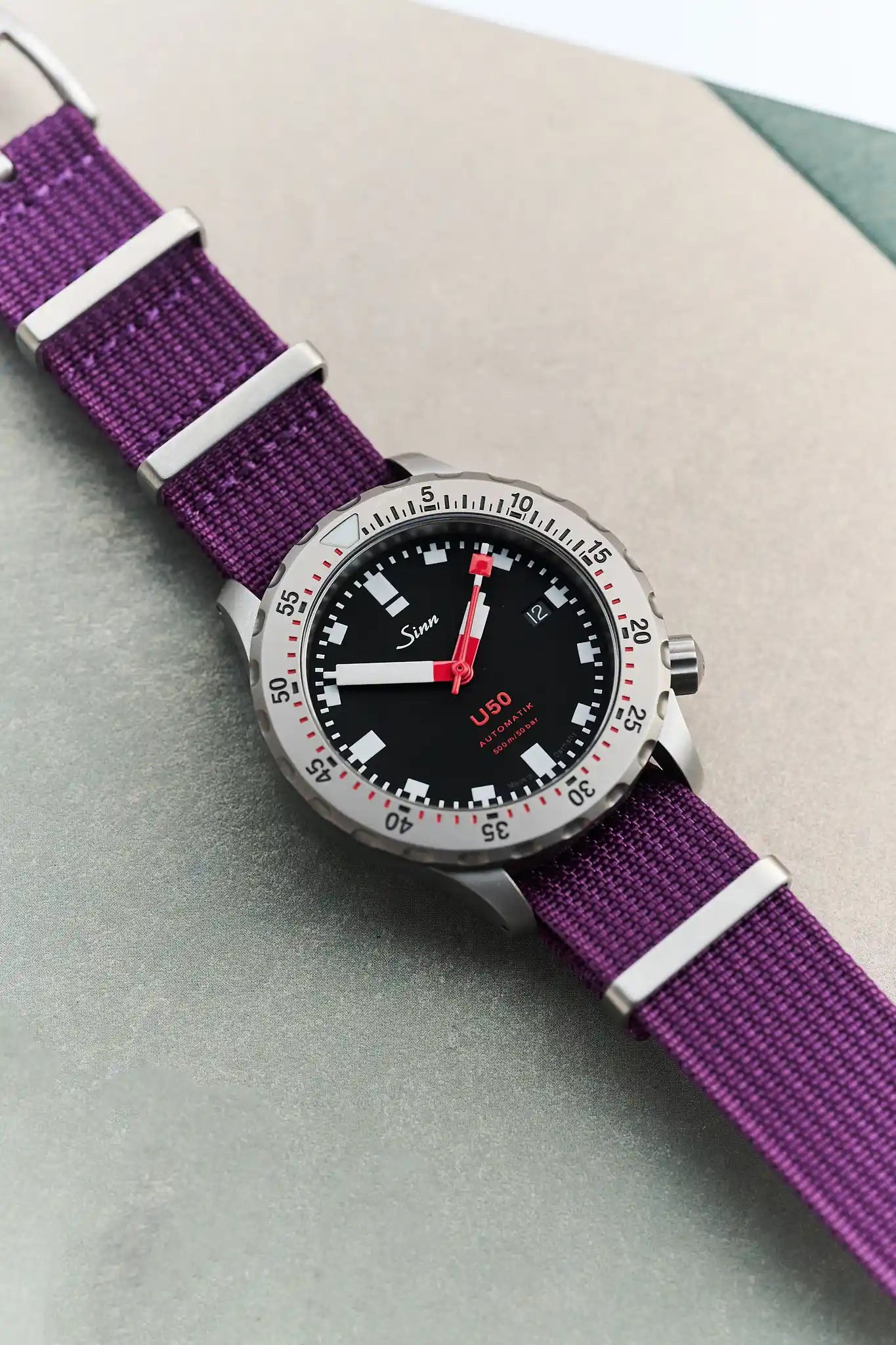 Cloth Over Watch Premium Ribbed Fabric Watch Strap - Purple – The Strap Tailor