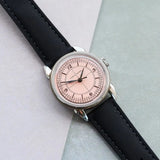 Stitched AquaFlex Rubber Deployant Strap - Black