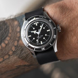 FKM Rubber One-Piece Dive Strap - Black