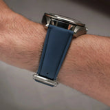 AquaFlex Rubber Deployant Strap - Blue