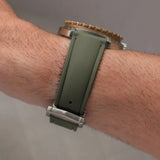 AquaFlex Rubber Deployant Strap - Green