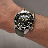 AquaFlex Rubber Deployant Strap - Green