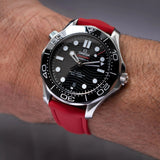 AquaFlex Rubber Deployant Strap - Red