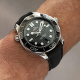 AquaFlex Rubber Deployant Strap - Black
