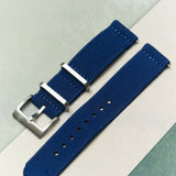 FieldFlex - Two Piece Nylon Strap, Navy Blue - The Strap Tailor