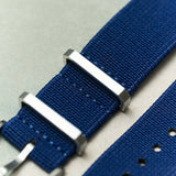 FieldFlex - Two Piece Nylon Strap, Navy Blue - The Strap Tailor