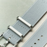 FieldFlex - Two Piece Nylon Strap, Grey - The Strap Tailor
