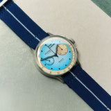 FieldFlex - Two Piece Nylon Strap, Navy & White - The Strap Tailor