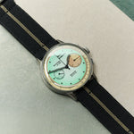 FieldFlex - Two Piece Nylon Strap, Black & Khaki - The Strap Tailor