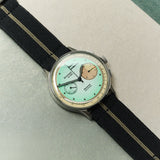 FieldFlex - Two Piece Nylon Strap, Black & Khaki - The Strap Tailor