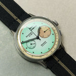 FieldFlex - Two Piece Nylon Strap, Black & Khaki - The Strap Tailor