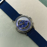 FieldFlex - Two Piece Nylon Strap, Navy Blue - The Strap Tailor