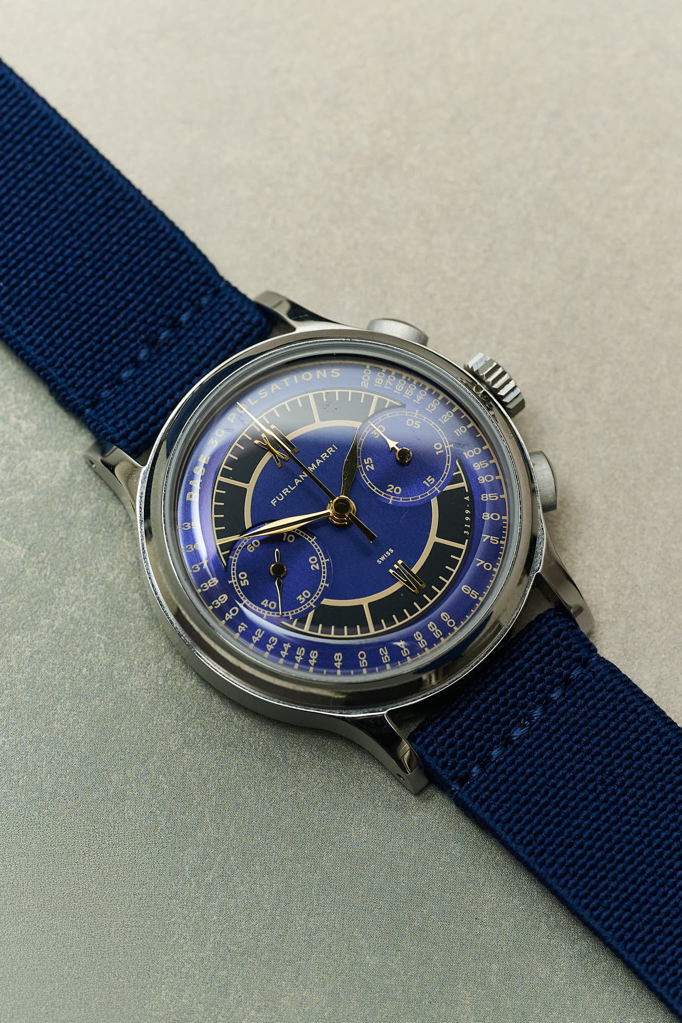 FieldFlex - Two Piece Nylon Strap, Navy Blue - The Strap Tailor