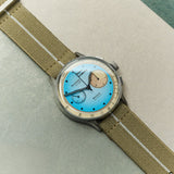 FieldFlex - Two Piece Nylon Strap, Sand & White - The Strap Tailor