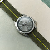 FieldFlex - Two Piece Nylon Strap, Olive & Yellow - The Strap Tailor