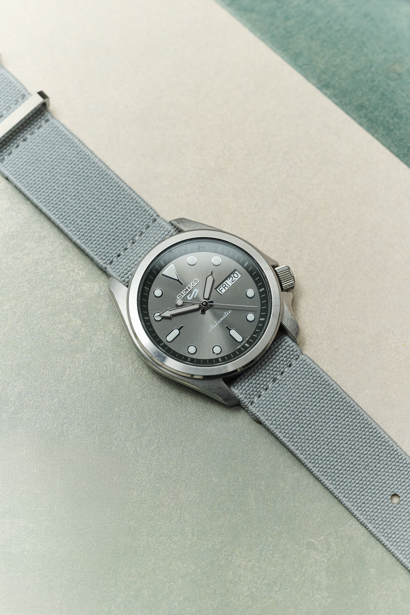 FieldFlex - Two Piece Nylon Strap, Grey - The Strap Tailor