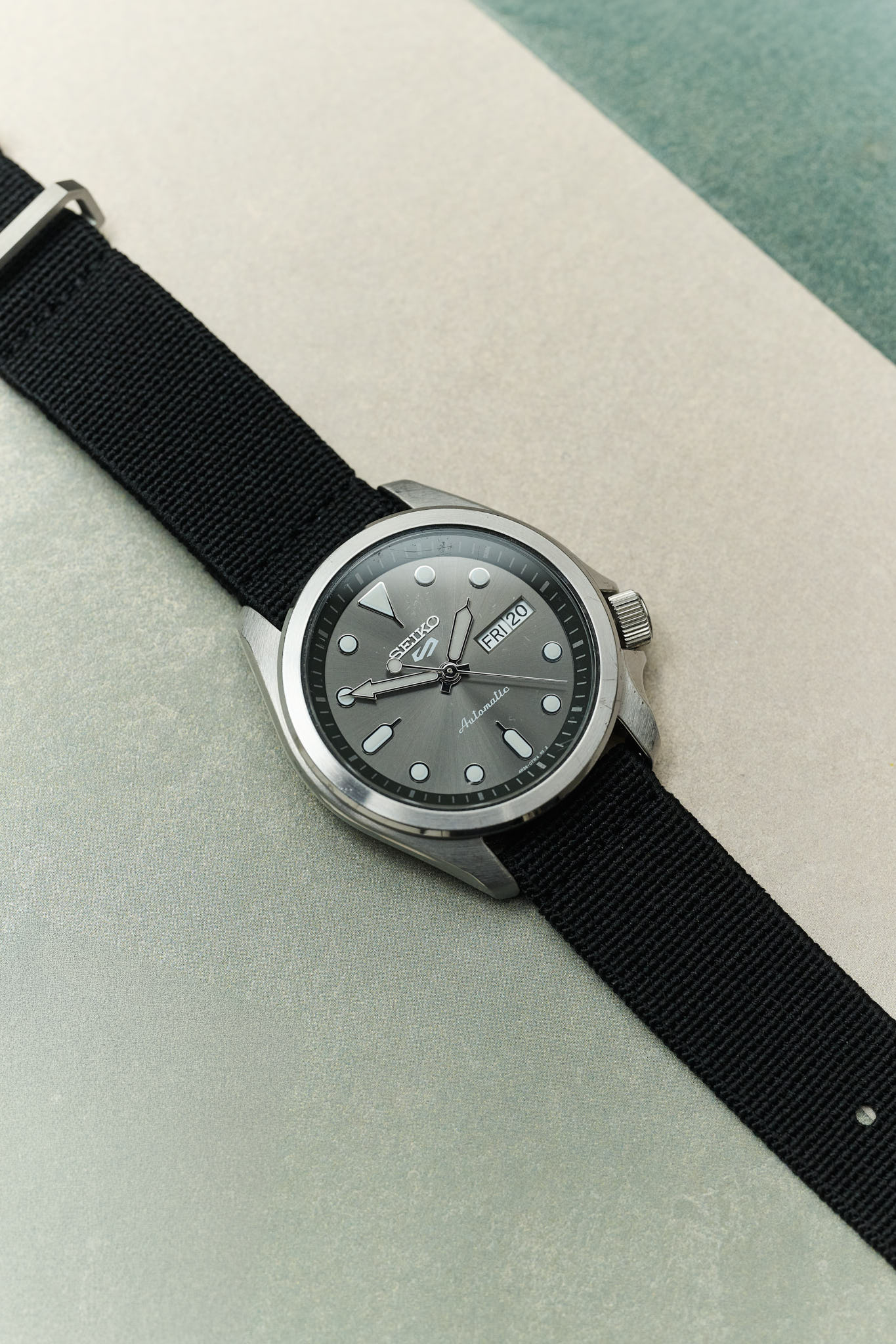 FieldFlex - Two Piece Nylon Strap, Black - The Strap Tailor