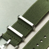 FieldFlex - Two Piece Nylon Strap, Army Green - The Strap Tailor