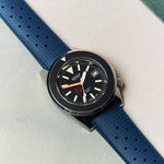 FKM Tropical Rubber Strap - Ocean Blue - The Strap Tailor