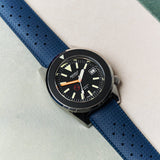 FKM Tropical Rubber Strap - Ocean Blue - The Strap Tailor