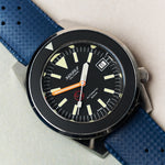 FKM Tropical Rubber Strap - Ocean Blue - The Strap Tailor