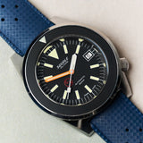 FKM Tropical Rubber Strap - Ocean Blue - The Strap Tailor