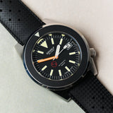 FKM Tropical Rubber Strap - Black - The Strap Tailor