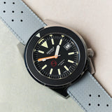 FKM Tropical Rubber Strap - Grey - The Strap Tailor