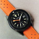 FKM Tropical Rubber Strap - Orange - The Strap Tailor