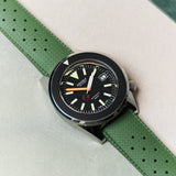FKM Tropical Rubber Strap - Olive Green - The Strap Tailor