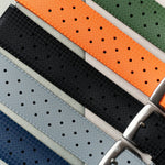 FKM Tropical Rubber Strap - Olive Green - The Strap Tailor