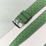 FKM Tropical Rubber Strap - Olive Green - The Strap Tailor