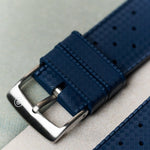 FKM Tropical Rubber Strap - Ocean Blue - The Strap Tailor