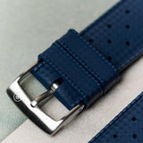 FKM Tropical Rubber Strap - Ocean Blue - The Strap Tailor