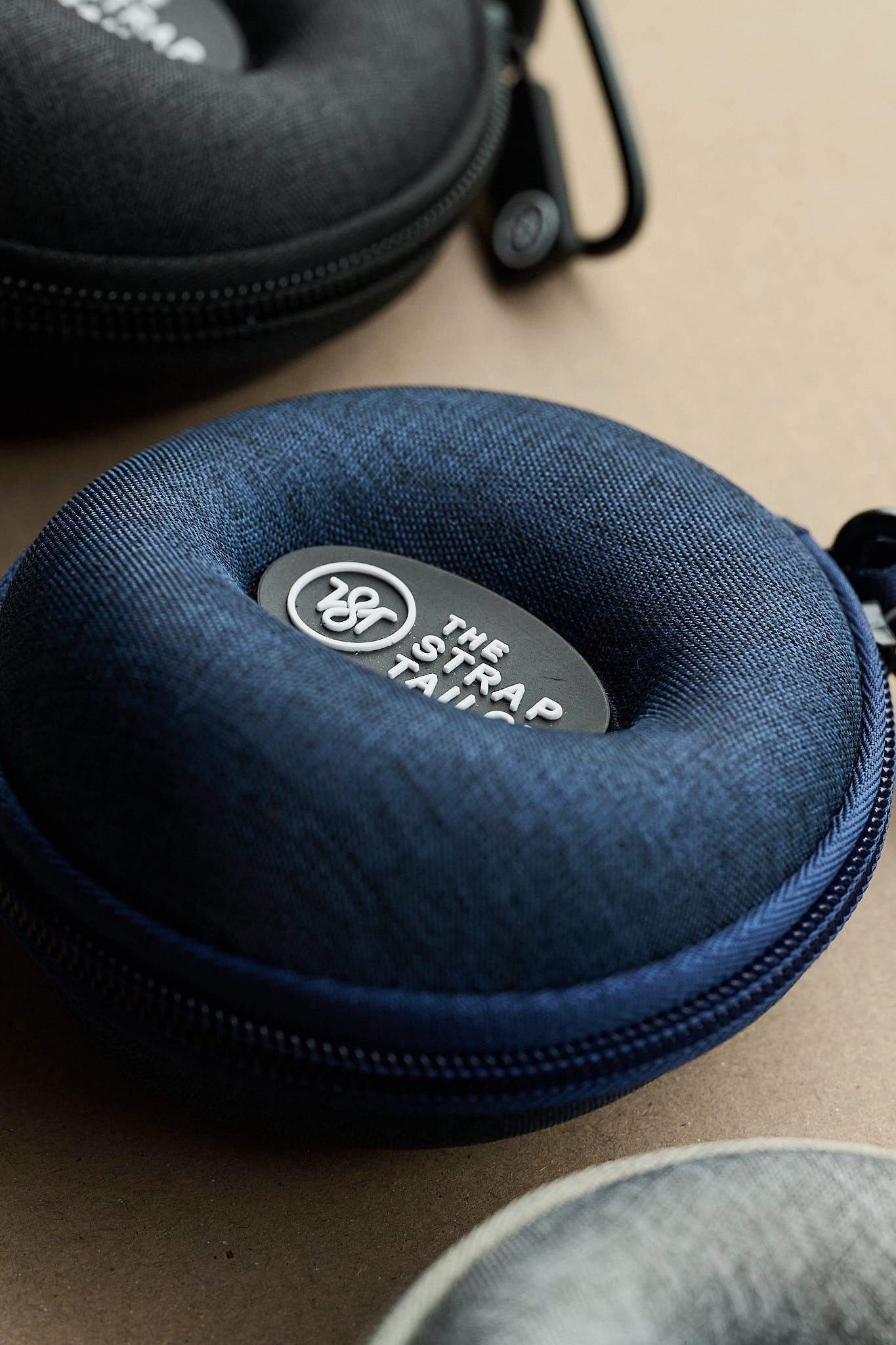 Bagel Watch Storage Case - Navy Blue - The Strap Tailor