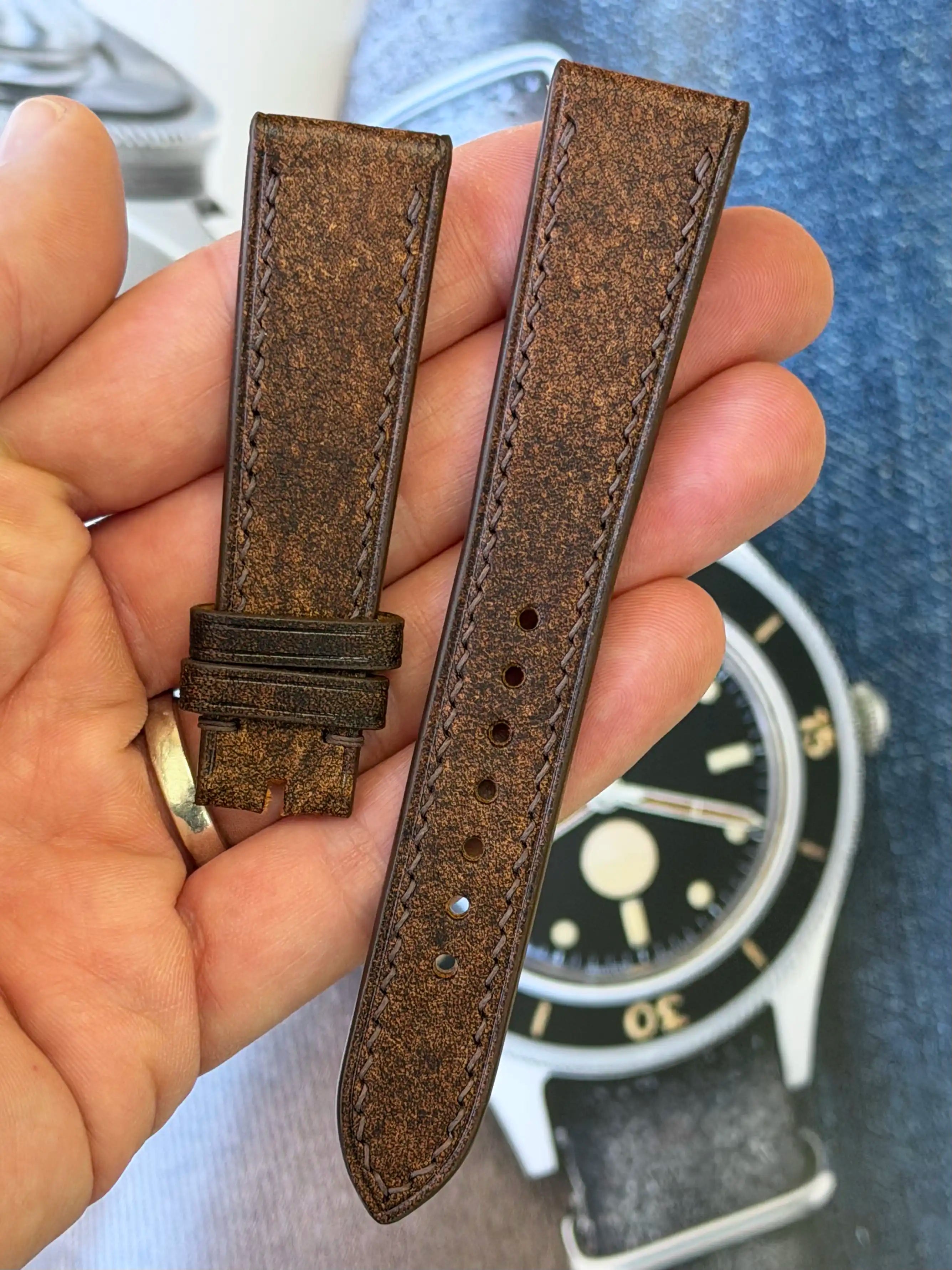 Badalassi Habana Strap - Acero - The Strap Tailor