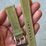 LTD Edition Canvas Olive Suede - The Strap Tailor