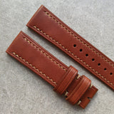 French Calfskin Watch Strap - Mahogany - The Strap Tailor