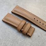 French Calfskin Watch Strap - Natural Tan - The Strap Tailor