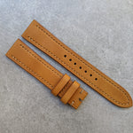 French Calfskin Leather Watch Strap - Honey Tan - The Strap Tailor