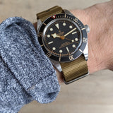 Premium Fabric Watch Strap - Khaki - The Strap Tailor