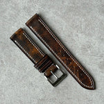 LTD Edition -  Hand Painted Aged Patina Strap - The Strap Tailor