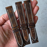 LTD Edition -  Hand Painted Aged Patina Strap - The Strap Tailor