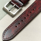 Italia Calf Watch Strap - Red Brown - RTW - The Strap Tailor