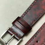 Italia Calf Watch Strap - Red Brown - RTW - The Strap Tailor