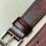 Italia Calf Watch Strap - Red Brown - RTW - The Strap Tailor