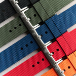 The Expedition Rubber Strap - Red - The Strap Tailor