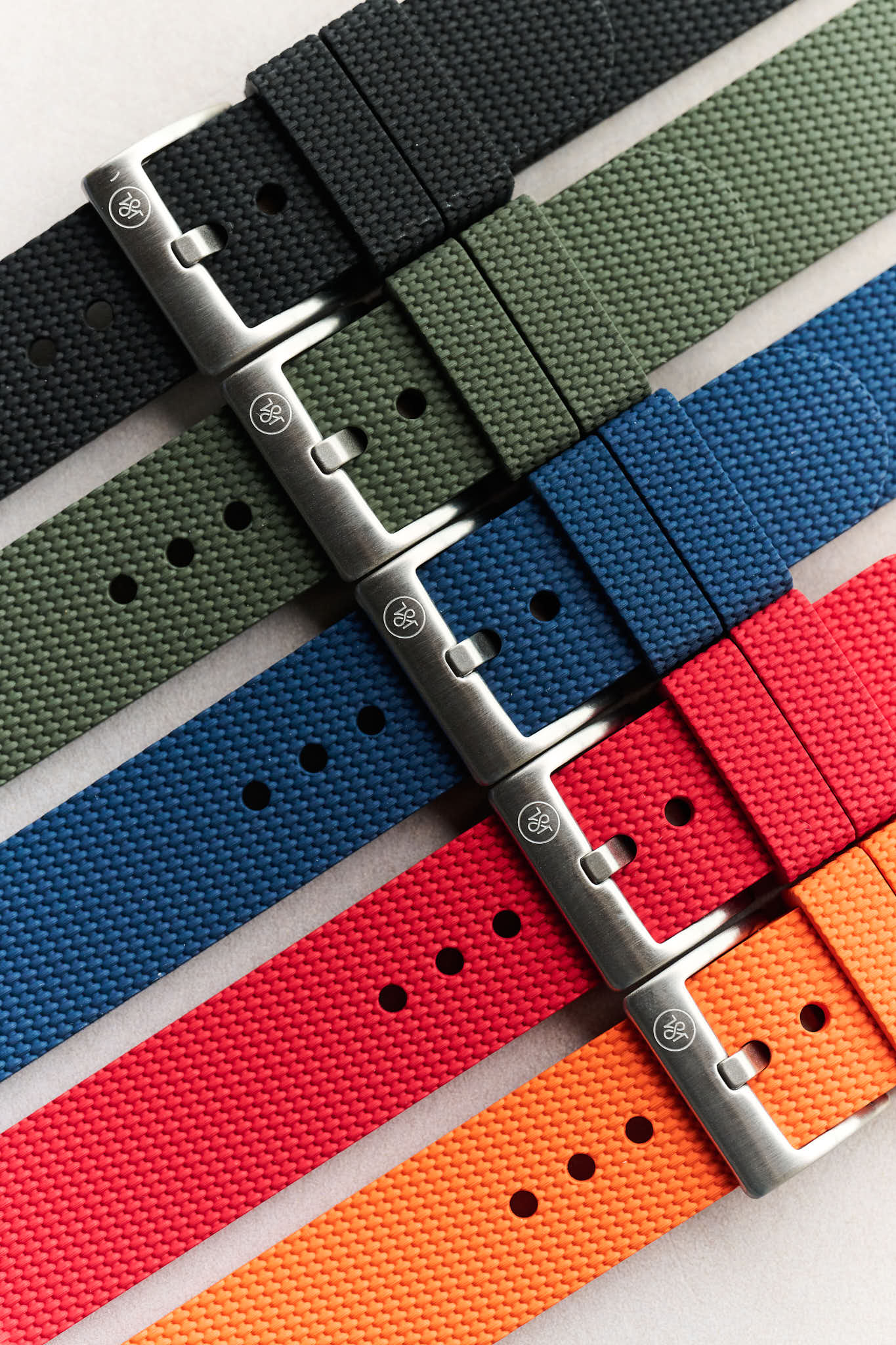 The Expedition Rubber Strap - Red - The Strap Tailor