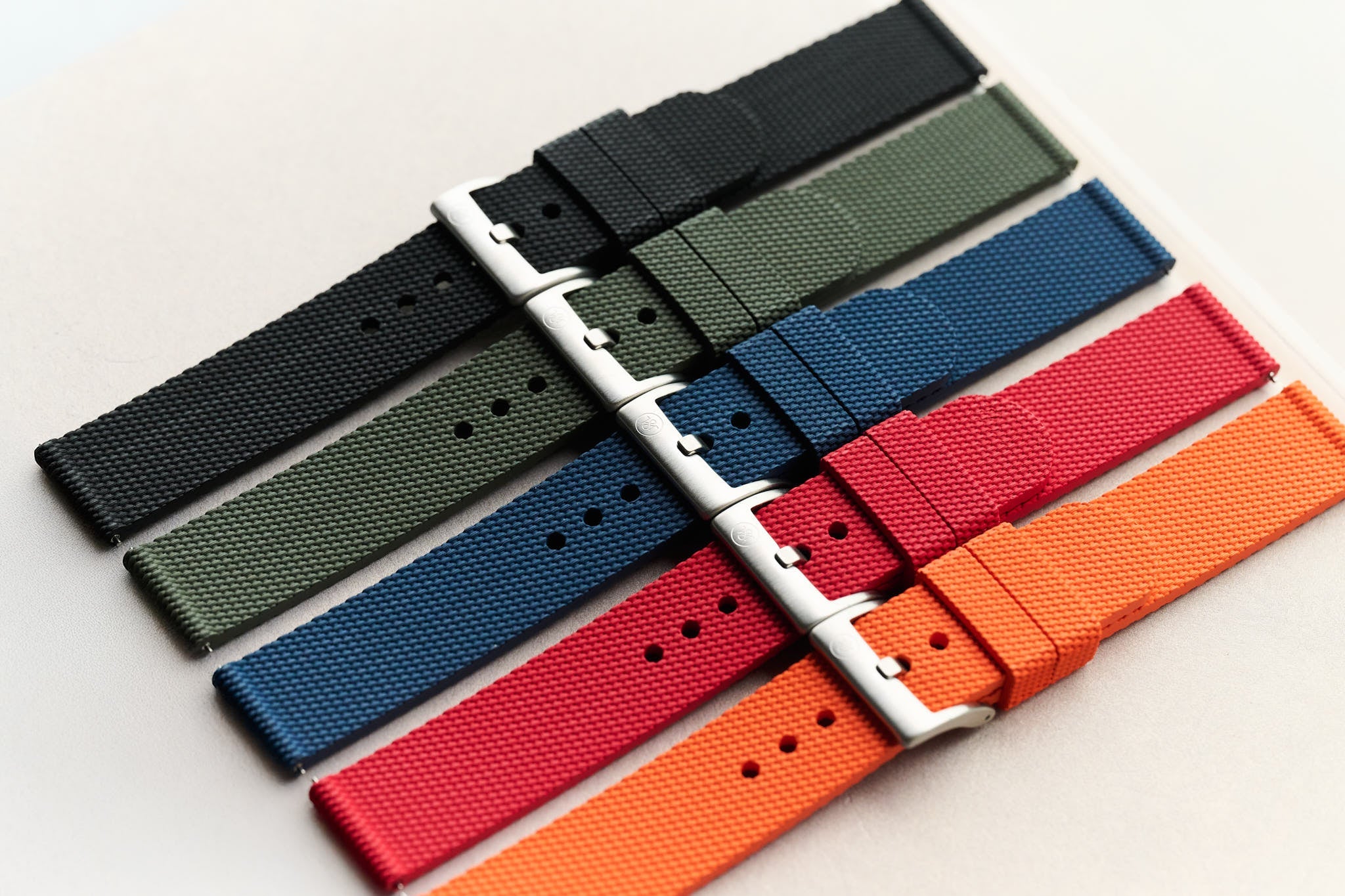 The Expedition Rubber Strap - Orange - The Strap Tailor