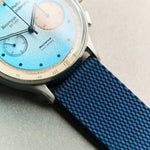 The Expedition Rubber Strap - Navy Blue - The Strap Tailor